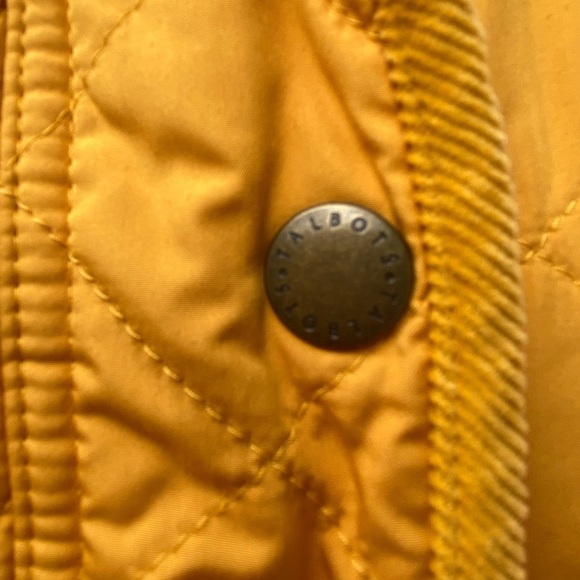 Talbots Petite Marigold Yellow Quilted Jacket - Picture 6 of 9